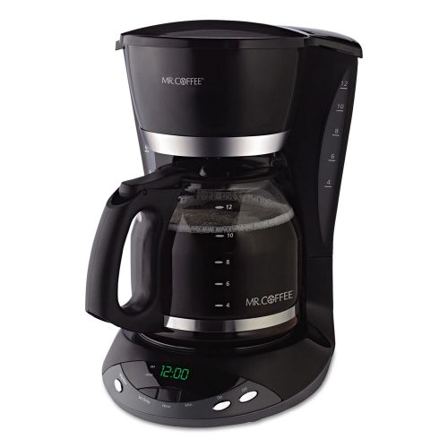 Mr. Coffee DWX23RB Black 12-Cup Programmable Coffeemaker by Mr. Coffee