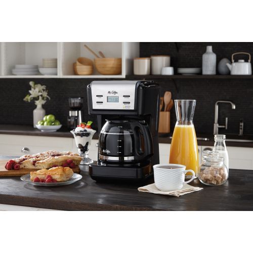  Mr. Coffee 12-Cup Programmable Coffee Maker, Red (BVMC-KNX26)