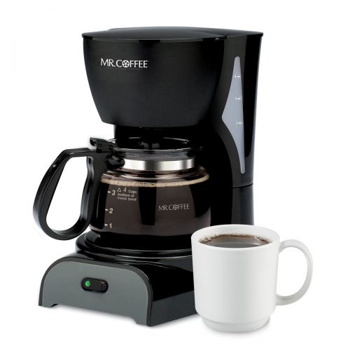  Mr. Coffee 4-Cup Switch Coffee Maker, Black (DR5-NP)