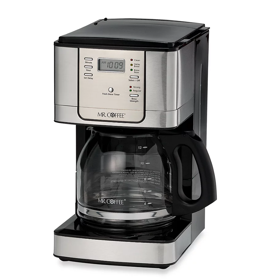 Mr. Coffee JWX Series 12-Cup Programmable Stainless Steel Coffee Maker
