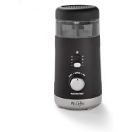 Mr. Coffee Automatic Coffee Grinder with 5 Presets, 12 Cup Capacity, Black - Ideal for Home Use and Espresso Lovers