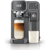 Mr. Coffee Prima Latte Luxe, Single/Double Shot Espresso, Cappuccino, Latte Machine with Optimized Frother and Convenient One-Touch Control Panel