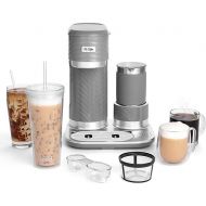 Mr. Coffee 4-in-1, Latte Lux, Iced, Hot Coffee Maker, with Built-In Milk Frother, Single-Serve, 22 Ounces