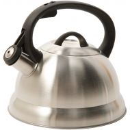 Mr. Coffee Flintshire Whistling Tea Kettle, 1.75-Quart, Stainless steel