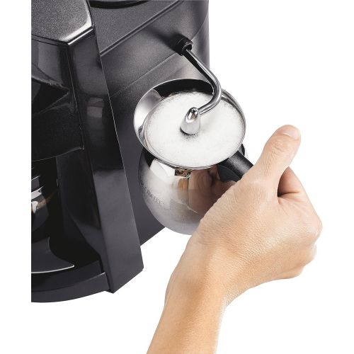  Mr. Coffee 4-Cup Steam Espresso System with Milk Frother