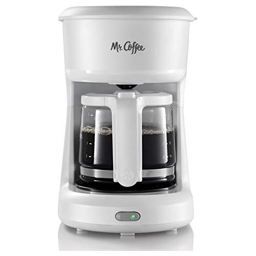  Mr. Coffee 2134286 5-Cup Mini Brew Switch Coffee Maker, White