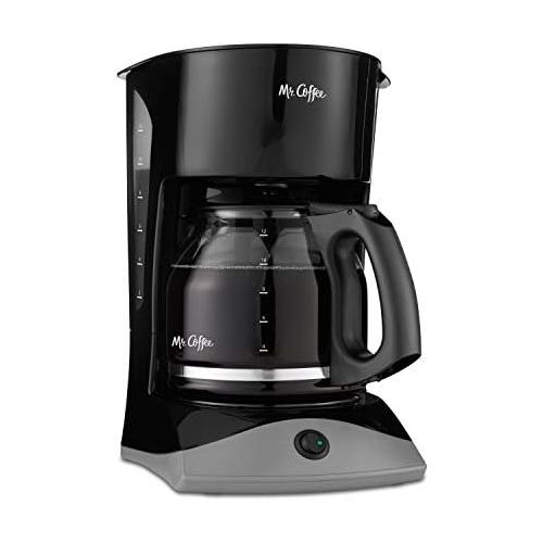  Mr. Coffee 12-Cup Coffee Maker, Black