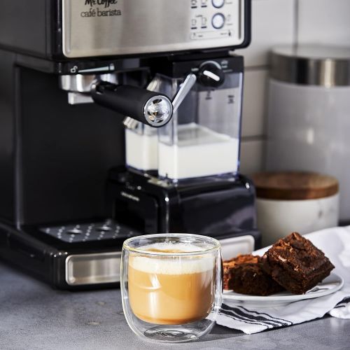  Mr. Coffee Espresso and Cappuccino Maker Cafe Barista , Silver