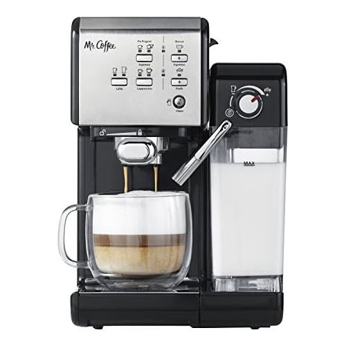  Mr. Coffee One-Touch CoffeeHouse Espresso Maker and Cappuccino Machine