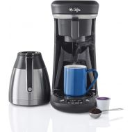 Mr. Coffee Pod + 10-Cup Space-Saving Combo Brewer, Black