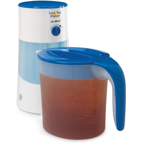  Mr. Coffee 3-Quart Iced Tea and Iced Coffee Maker, Blue