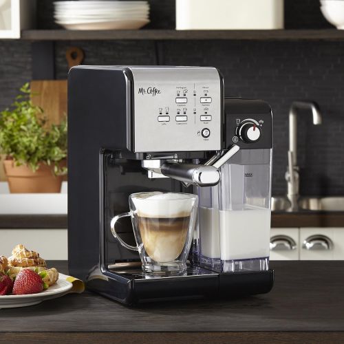  [아마존베스트]Mr. Coffee One-Touch CoffeeHouse Espresso Maker and Cappuccino Machine