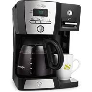 Mr. Coffee BVMC-DMX85 - 12-Cup Programmable Coffeemaker with Integrated Hot Water Dispenser - BlackChrome
