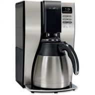 Mr. Coffee Mr. Coffee 10-Cup, Programmable Thermal Coffeemaker, Removable Water Reservoir, Pause N Serve, Removable Brew Basket, Water Filtration, Cleaning Cycle, Stainless Steel (