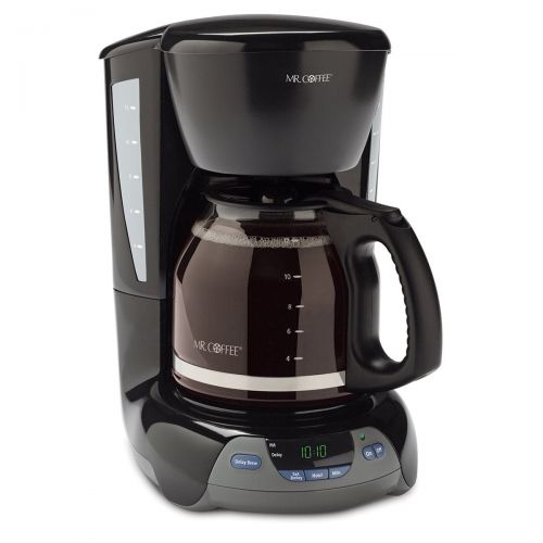  Mr. Coffee Simple Brew 12-Cup Coffee Maker, Black