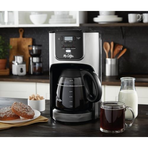  Mr. Coffee 12-Cup Programmable Coffee Maker with Brew Strength Selector