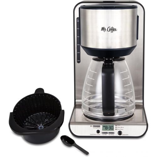  Mr. Coffee 12-Cup Programmable Coffeemaker, Stainless BVMC-FBX39