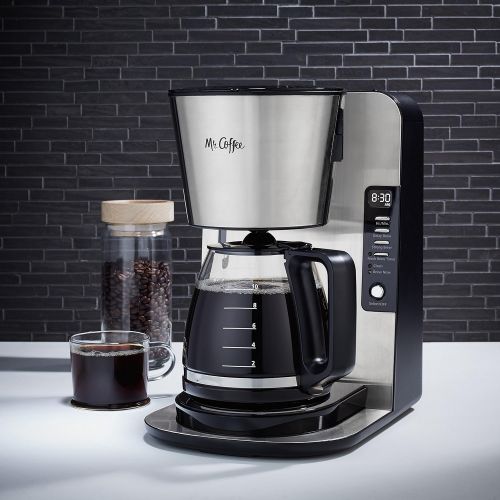  Mr. Coffee 12-Cup Programmable Coffeemaker, Stainless BVMC-FBX39