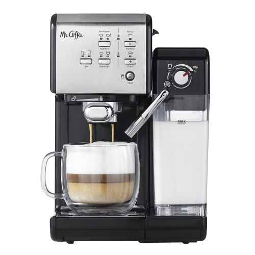  Mr. Coffee One-Touch CoffeeHouse Espresso Maker and Cappuccino Machine