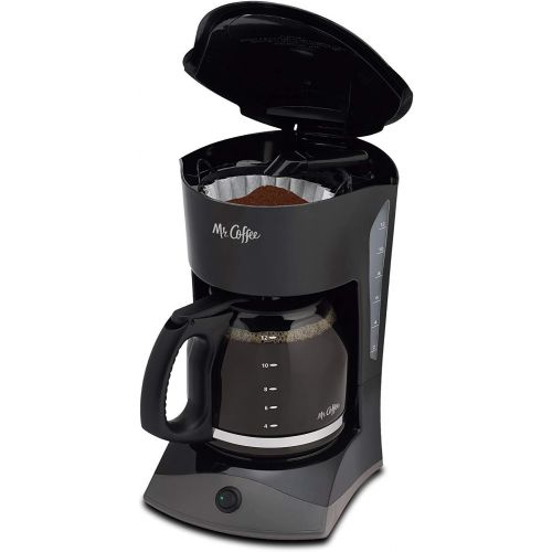  Mr. Coffee 12-Cup Coffee Maker, Black