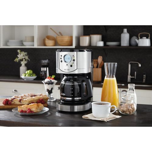  Mr. Coffee 12-Cup Programmable Coffee Maker with Brew Strength Selector - BVMC-CJX31-AM