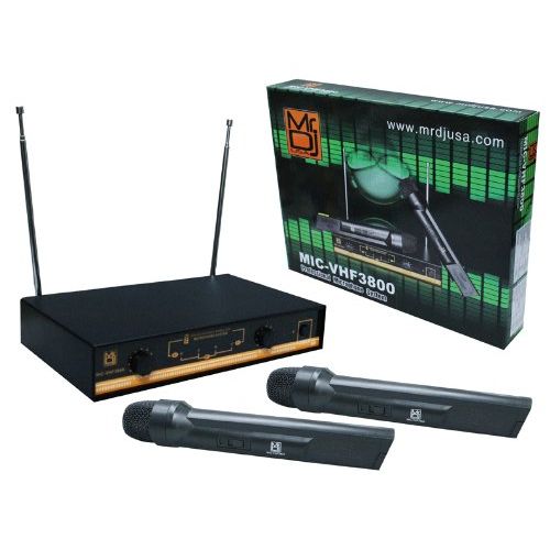  Mr. Dj MIC-VHF3800 Professional Wireless Microphone System