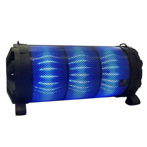  Mr. Dj EXA Tube Dual 8 Portable Speaker Buitl-in App Mobile, Bluetooth, FM Radio, USBMicro SD Card, Rechargeable Battery and LED Party Light, 4000 Watts p.m.p.o