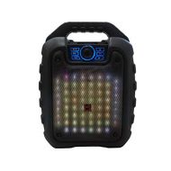 Mr. Dj Disco 5.25 Portable Speaker Buitl-in Bluetooth, FM Radio, USBMicro SD Card, Rechargeable Battery & LED Party Light, 500W P.M.P.O