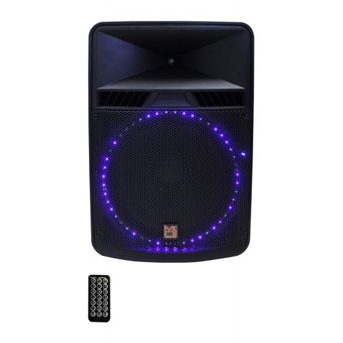 Mr. Dj PBX5500LED 2 Way Bass Reflex Active Speaker, Max Power P.M.P.O Built-in Bluetooth