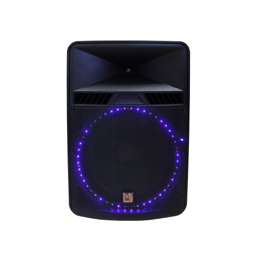  Mr. Dj PBX5500LED 2 Way Bass Reflex Active Speaker, Max Power P.M.P.O Built-in Bluetooth