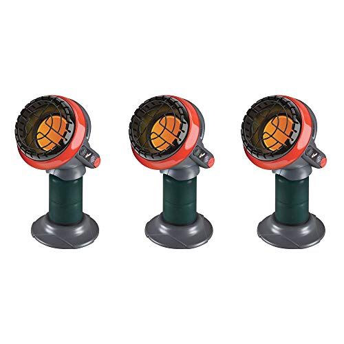  Mr. Heater 3800 BTU Indoor Outdoor Portable Little Buddy Propane Heater (3 Pack)