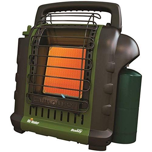  Mr. Heater F232010 MH9BX Buddy 4,000-9,000-BTU Indoor-Safe Portable Propane Radiant Heater (Green)