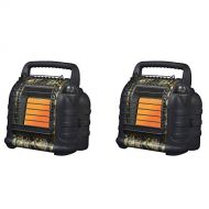 Mr. Heater MH12B 12000 BTU Hunting Buddy Portable Propane Heater, Camo (2 Pack)