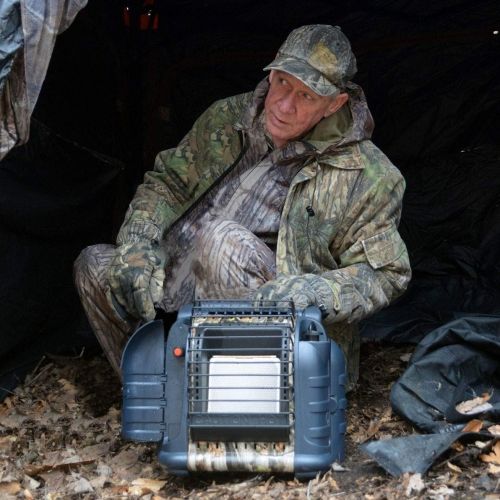  Mr. Heater MH12B 12000 BTU Hunting Buddy Portable Propane Heater, Camo (2 Pack)