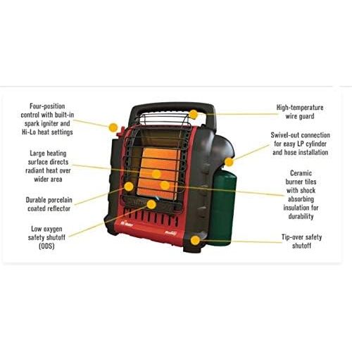  Mr. Heater MH9BX Portable Buddy Heater (Massachusetts/Canada)