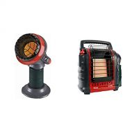 Mr. Heater F215100 MH4B Little Buddy 3800-BTU Indoor Safe Propane Heater, Medium & Heater F232000 MH9BX Buddy 4,000-9,000-BTU Indoor-Safe Portable Propane Radiant Heater, Red-Black