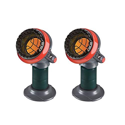  Mr. Heater 3800 BTU Indoor Outdoor Portable Little Buddy Propane Heater (2 Pack)