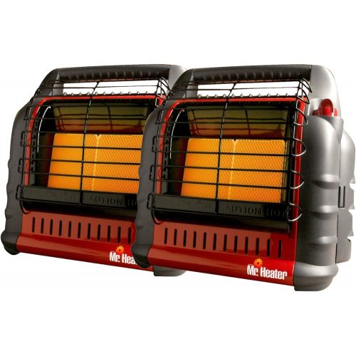  Mr. Heater F274805 Big Buddy Propane Tank Powered Heater (2-Pack) - Indoor and Outdoor Use - Portable Heating for Camping, Tents, Garage (2 Items)