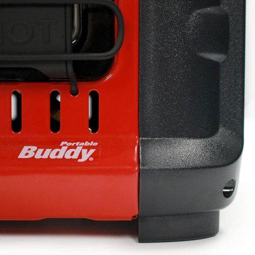  Mr. Heater F232000 MH9BX Buddy 4,000-9,000-BTU Indoor-Safe Portable Propane Radiant Heater, Red-Black