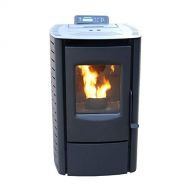 Mr. Heater Cleveland Iron Works PS20W CIW Mini Pellet Stove, WiFi Enabled, Black