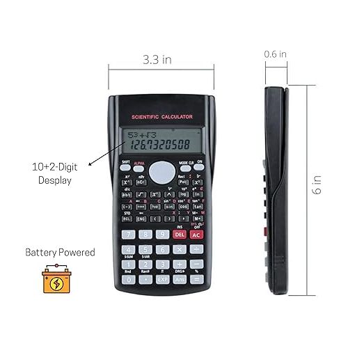  Mr. Pen- Scientific Calculator, 2 Line, Scientific Calculators, Scientific Calculators for Students, Fraction Calculator, College Calculator, Math Calculator, Engineering Calculator, Calculator