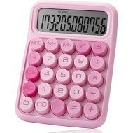 Mr. Pen- Mechanical Switch Calculator, 12 Digits, Large LCD Display, Pink Calculator Big Buttons, Mechanical Calculator, Calculators Desktop Calculator, Cute Calculator, Aesthetic Calculator Pink