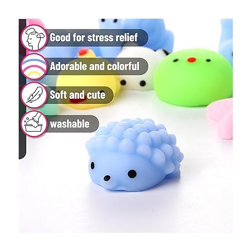  Mr. Pen- Squishy Toys, 12 Pack, Squishies, Squishy, Squishes for Kids, Squishy Toy, Squishy Pack, Squishes, Squishy Animals, Stress Relief Toy, Mini Squishes, Small Toys for Kids, Easter Egg Fillers