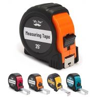 Mr. Pen- Tape Measure, 25-Foot, Steel Measuring Tape, Retractable Measuring Tape, Tape Measure with Fractions, Easy Read Tape Measure, Tape Measure 25 ft, Steel Tape Measure, Orange/Black