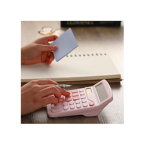  Mr. Pen- Calculator, Pink, Calculators Large Display, Standard Function Calculator, 12-Digit, Calculators Desktop, Office Calculator, Desktop Calculator, Desk Calculator Large Display, Pink Calculator