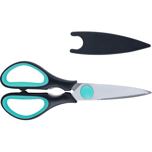  [아마존베스트]Mr. Pen Stainless Steel 8 Inches Kitchen Scissors with Black Cover