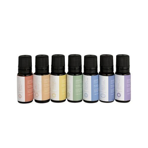  Mr. Steam Chakra Blend Essential Oils (Set of 7)