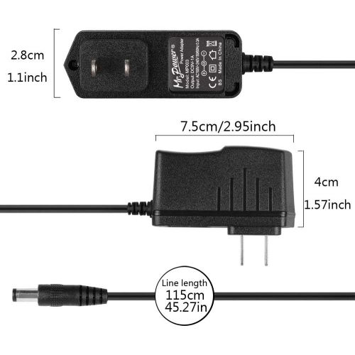  Mr.Power Guitar Effects Power Supply Adapter 9V DC 1A (1000mA) with Daisy Chain Cord Cable Free Insulated Cap (with 3 Way Cable)