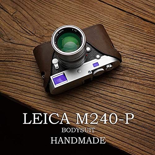  Mr.Stone Handmade Genuine Leather Camera case Video Half Bag Camera Bodysuit for Leica Big M M240-P M240 M-P M-M MM MP Camera(PTG001)
