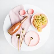 /MrBowlCeramics Dusty rose wedding cake plate is unique serving plate Minimalist and modern ceramic plate is perfect top table decoration Blush pink dish